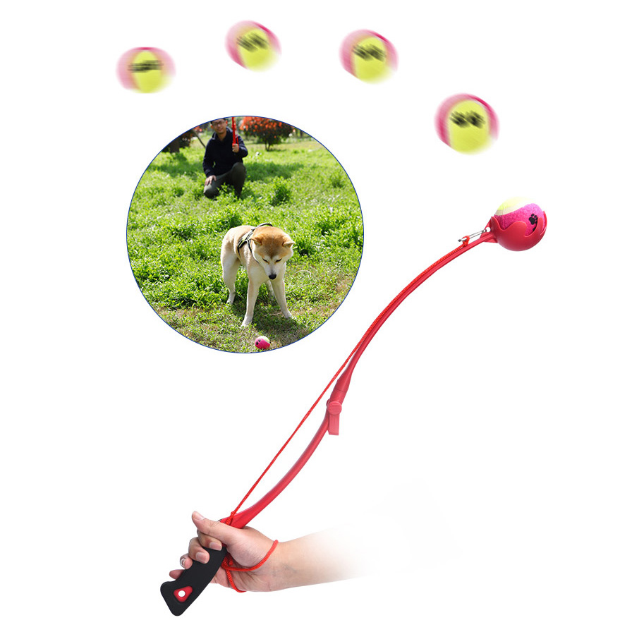 Outdoor Pet Training Interactive Exercise Toy Pet Dog Toy Tennis,Dog Ball Launcher Toy