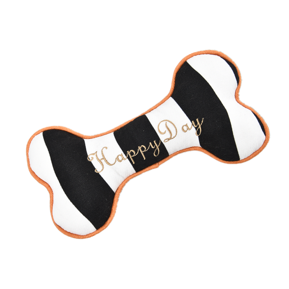 Halloween Party Makeup Pet Dog Toy Bone Shape New Design Plush Dog Chew Toy