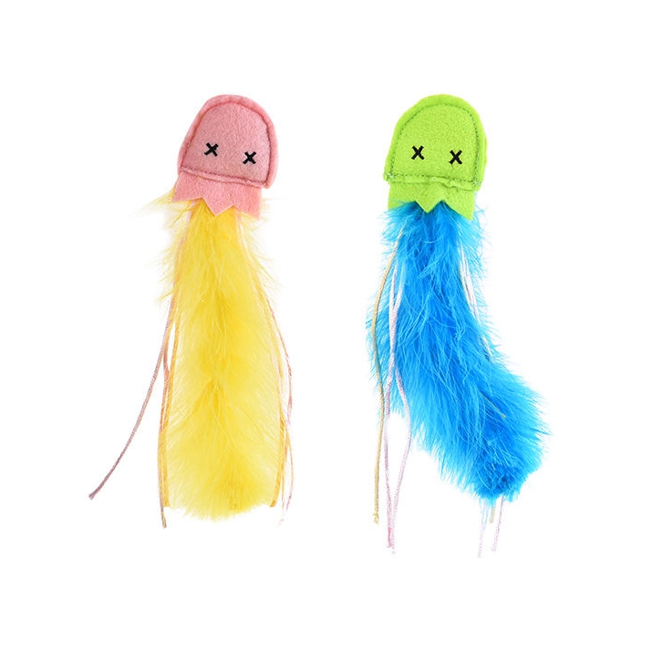 2022 Wholesale Feather Toy Unicorn New Arrivals Cat Toys