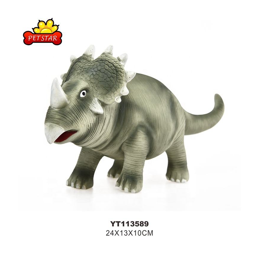 Top Selling Wholesale Petstar Popular Pet Toys Assorted,Interesting Triceratops Dog Chew Toys