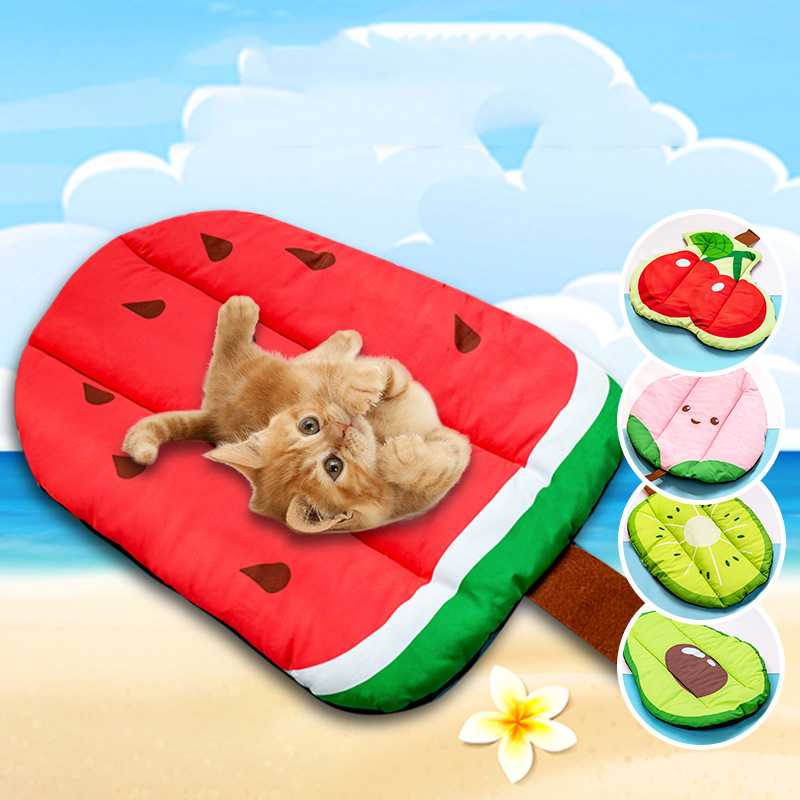 Manufacturer Wholesale Cute Fruit Design Cat Pet Dog Cooling Mat