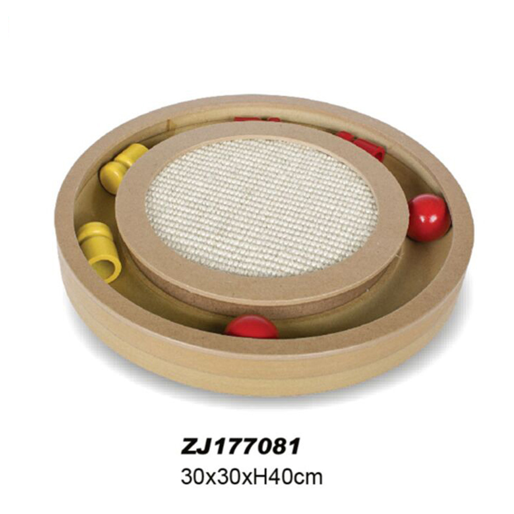 Wholesale Manufacturer Natural Mdf Cat Toy Sisal Scratch