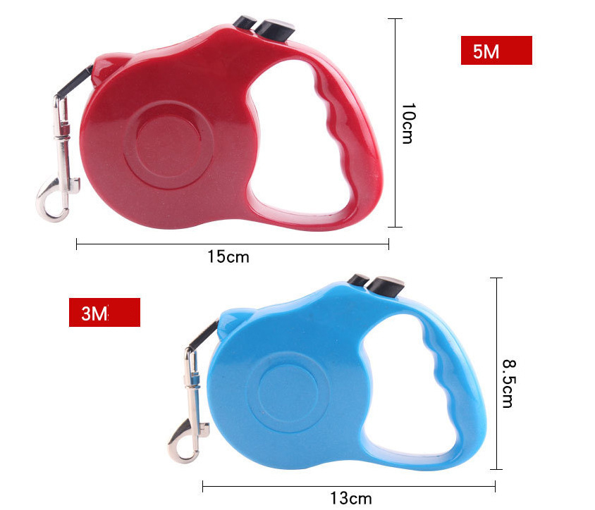 Manufacturer Wholesale 3m 5m Plastic Nylon Multi-colors Pet Dog Automatic Retractable Leash