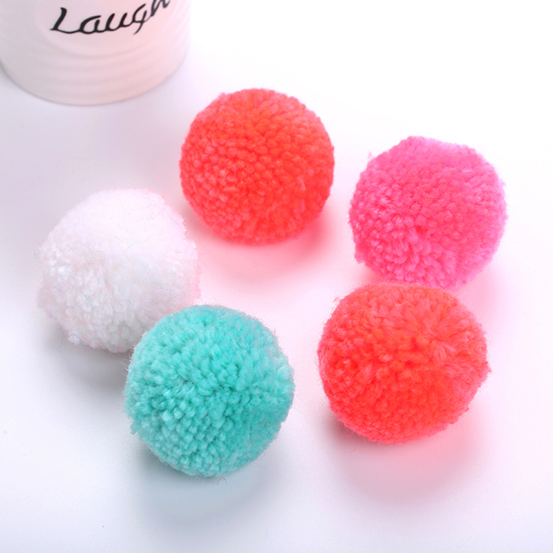 Colorful Cat Ball Toy Wool Ball For Cats