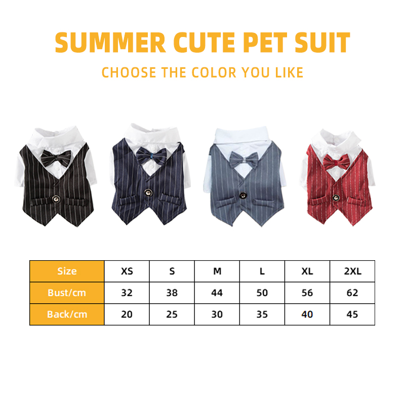 Fashionable Two Feet Pet Winter Clothes Stripe Shirt With Back Pocket