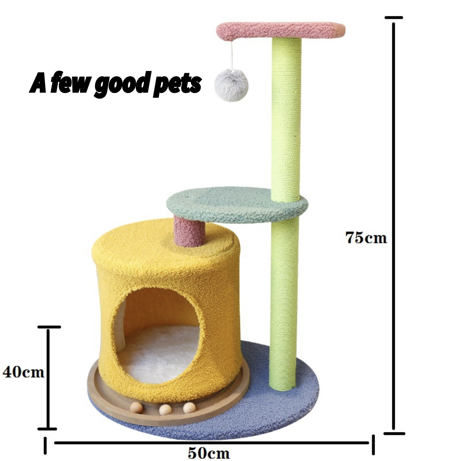 Interactive Cat Toy Scratch Board The Paradise Of Cat Tree House Cat Ball